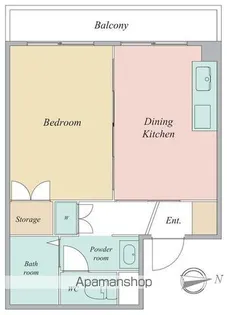 ロイヤルパレス綾瀬【4階】の間取り