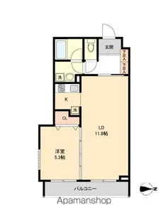 SーFORT泉中央【2階】の間取り