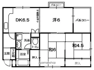 ガレリア清水町レジデンス【4階】の間取り