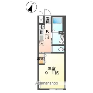 サンライズ【1階】の間取り