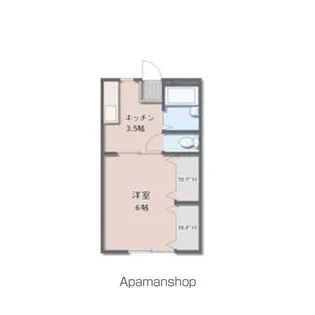 メゾネットシゼム【1階】の間取り