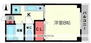 エスポワール西緑丘【2階】の間取り