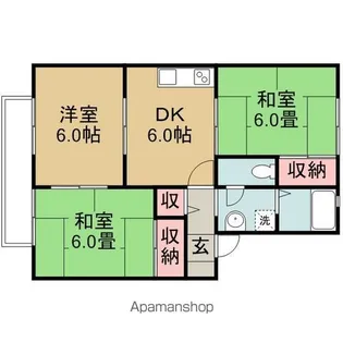ファミールMANABE【2階】の間取り