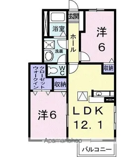 センチュリー21 I【1階】の間取り