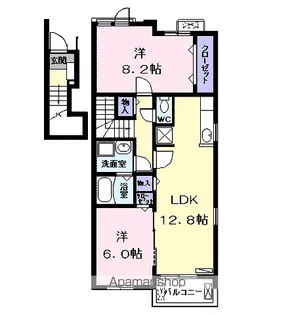 マグノリアY・M2【2階】の間取り