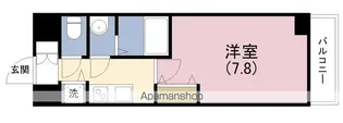 プランドール北浜【10階】の間取り