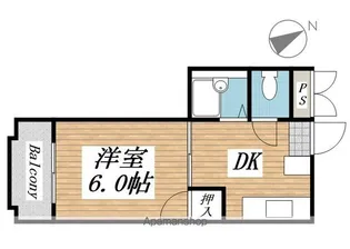 プレアール茶屋町【3階】の間取り