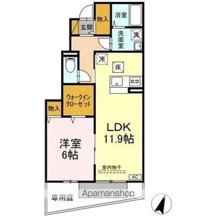ノールメゾン I【1階】の間取り