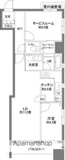 カスタリア人形町【3階】の間取り