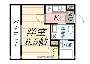 モダンエレーナ鶴見【1階】の間取り