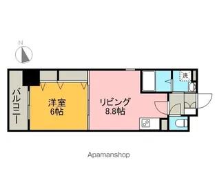 ランドルチェ大須【6階】の間取り