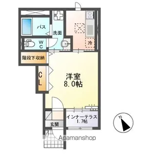 アーバンスカイM【1階】の間取り