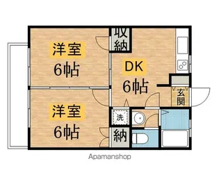 フォレストピアA【105号室】の間取り