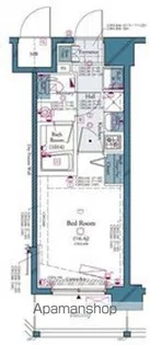 コンシェリア蒲田【7階】の間取り