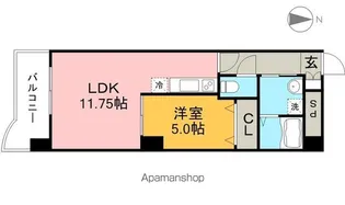 ルガーノⅠ【2階】の間取り