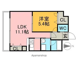 PASTORAL【1階】の間取り