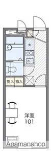 レオパレスTN壱番館【2階】の間取り