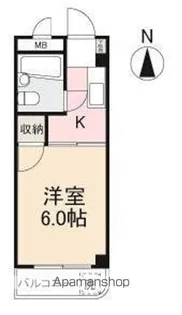 白川ハイツ【3階】の間取り