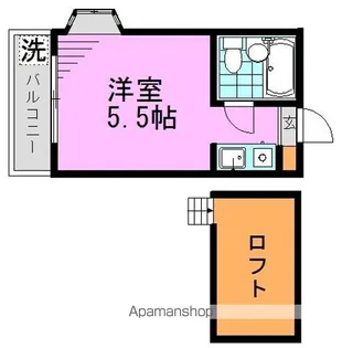 カーサアロージョ【203号室】の間取り
