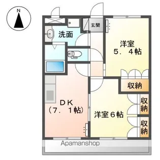 エル・アール【2階】の間取り