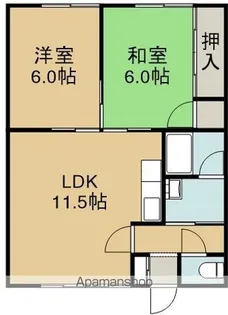 タヒラレジデンス【2階】の間取り