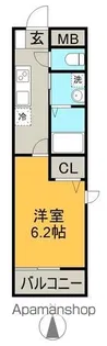 グランテラス八田駅前【3階】の間取り
