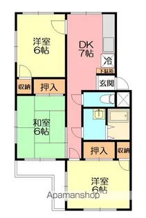湘南ハイム【2階】の間取り