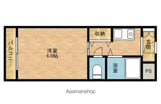シロハイヌ【3階】の間取り