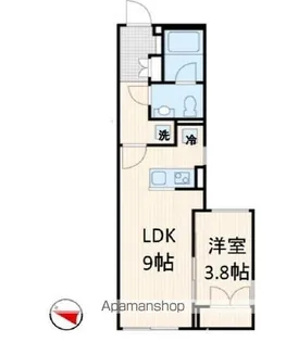 LA DOUCEUR西落合【2階】の間取り