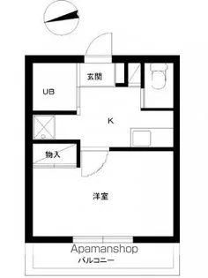 スカイコートヴァンテアン早稲田【405号室号室】の間取り