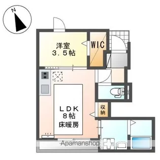 焼権【103号室】の間取り