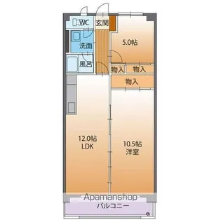 ミレニアム2000【302号室】の間取り