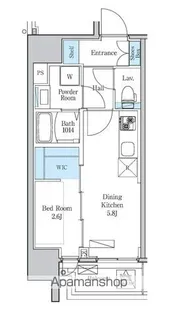 愛知県名古屋市中区千代田3丁目【マンション】の間取り