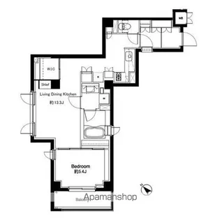 コンフォリア中野【4階】の間取り