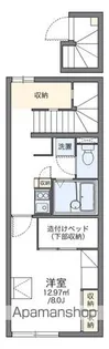 レオパレス浪漫【205号室】の間取り