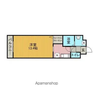 デリス相模が丘【403号室】の間取り