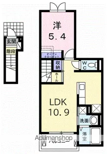 プラティーヌ Ⅰ【2階】の間取り