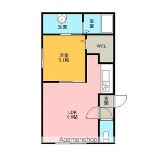 グランメール南郷通12【1階】の間取り