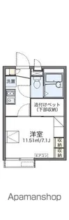 レオパレスKOMUGI【2階】の間取り