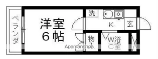 パレス山中【2階】の間取り