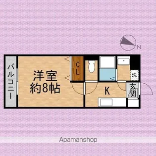 ハティ【2階】の間取り