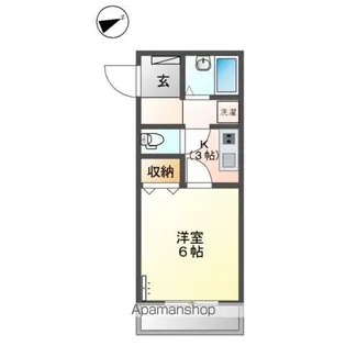 コンフォース中平【2階】の間取り