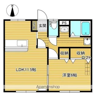 Y&Y【205号室】の間取り