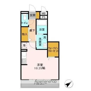 リバーハイツ幕張【3階】の間取り