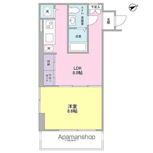 ブリックプレイス【2階】の間取り