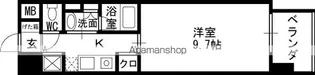 インザグレイス天神橋【6階】の間取り