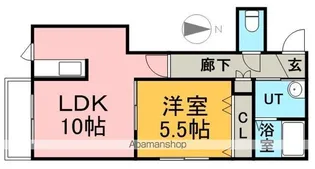 プライム4・4(PRIME4・4)【2階】の間取り