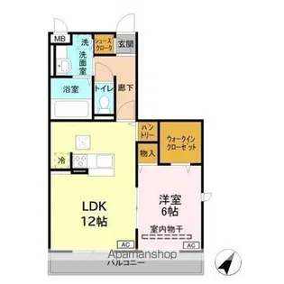 レジェンド ピア【1階】の間取り