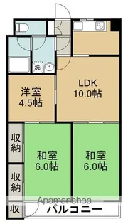 DIO−HORIⅡ号棟【4階】の間取り