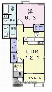 エテルノ【1階】の間取り